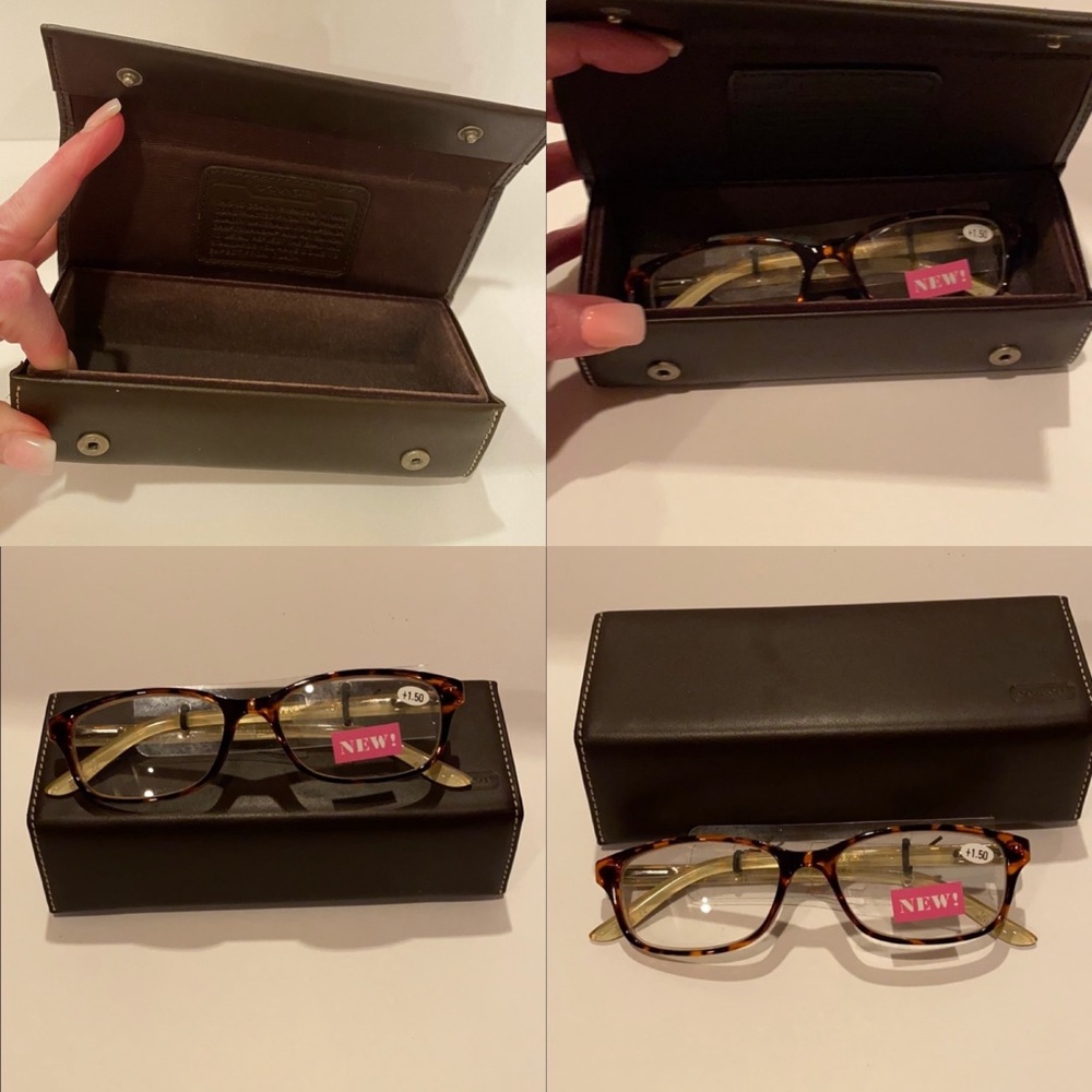 ⭐️Coach Leather Glasses Case. - Picture 3 of 13